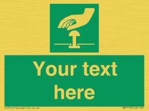 Custom Safe condition: Emergency stop button